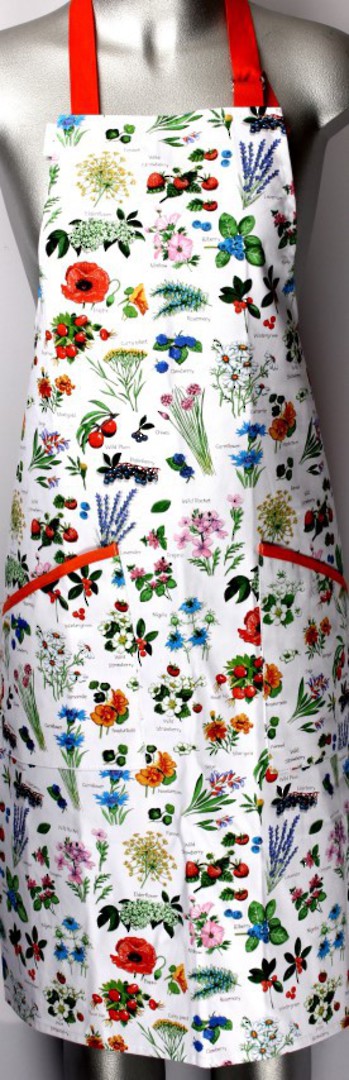 Samuel Lamont "Hedgegrow" cotton apron. Code: APR-948CA. image 0